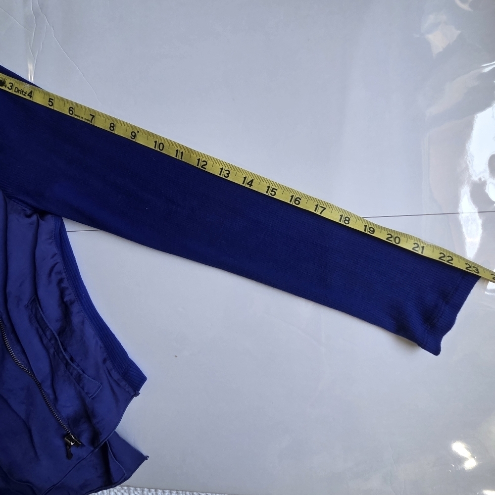 INC International Concepts Layered Blue Jacket - Picture 8 of 9